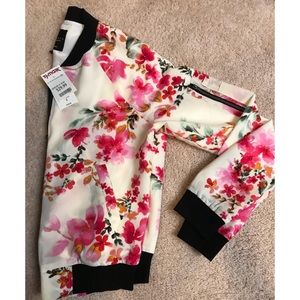 Floral bomber jacket